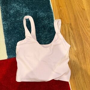 Lululemon Athletica Pink Tank Top and Leggings Set
